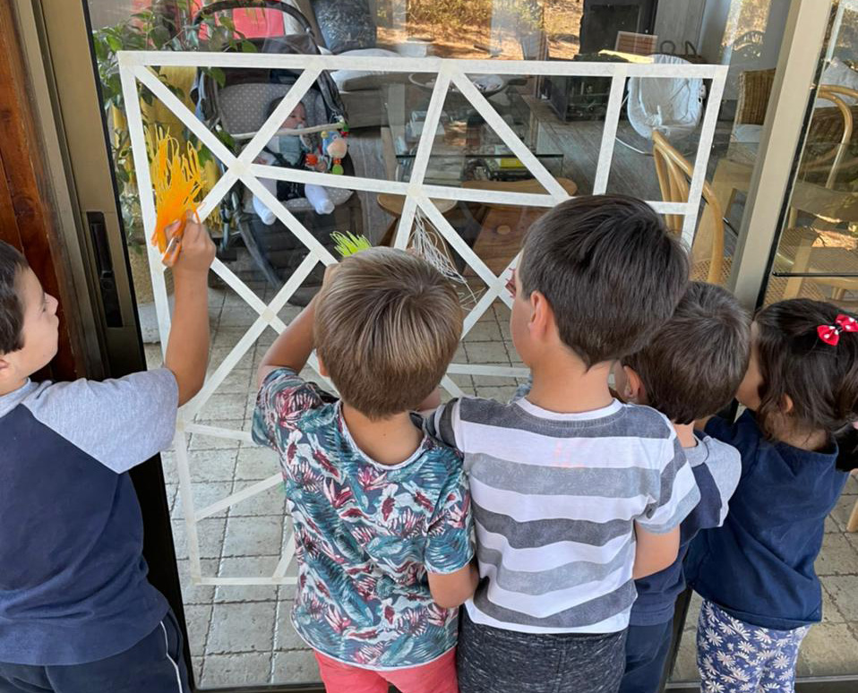 Vitral trabajo en equipo